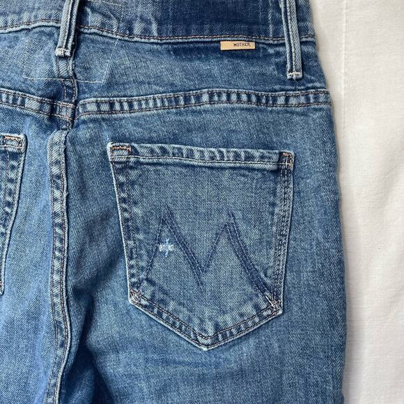 Mother The Insider Ankle Jeans Destination Unknown Size 27 High Rise Cotton - Picture 8 of 11